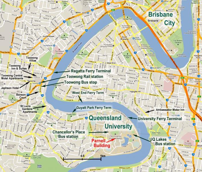 2012 Accommodation Map